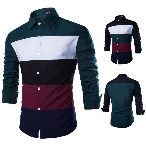 new 2020 fashion business color striped men's shirt british color matching long-sleeved shirt camisa masculina wholesale, White;black
new 2020 fashion business color striped men's shirt british color matching long-sleeved shirt camisa masculina wholesale, White;black