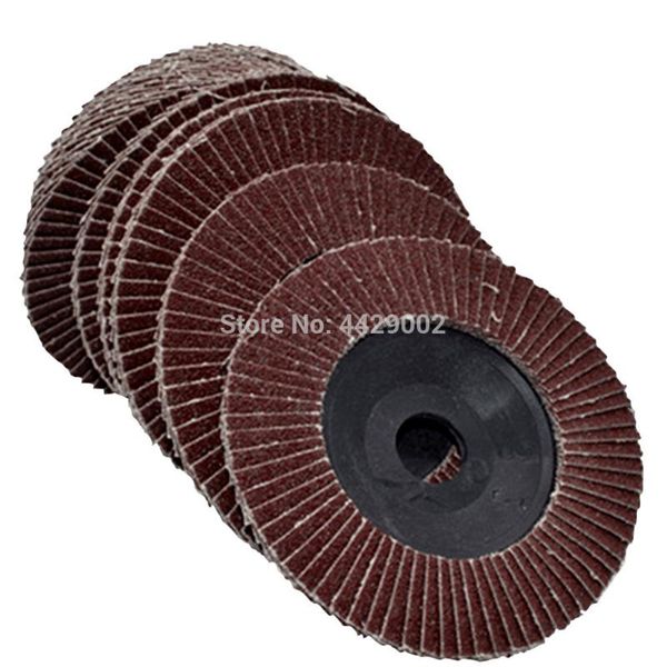 10pcs angle grinder sanding flap disc 80 grit wheels grinding deburring abrasive sanding wheel flap disc 100mm*3mm*16mm
10pcs angle grinder sanding flap disc 80 grit wheels grinding deburring abrasive sanding wheel flap disc 100mm*3mm*16mm