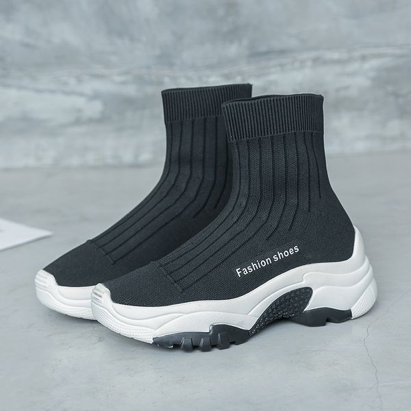 womens knitted flats ankle boots sport high sneake casual shoes black grey stretchy korean styles c685
womens knitted flats ankle boots sport high sneake casual shoes black grey stretchy korean styles c685