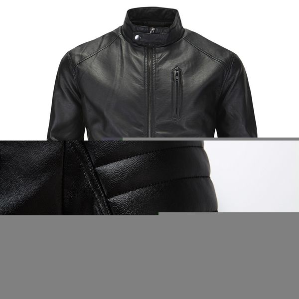 pu leather jacket men slim fit coat stand collar zipper 2019 spring autumn jackets solid color casual leather coat black hn61
pu leather jacket men slim fit coat stand collar zipper 2019 spring autumn jackets solid color casual leather coat black hn61