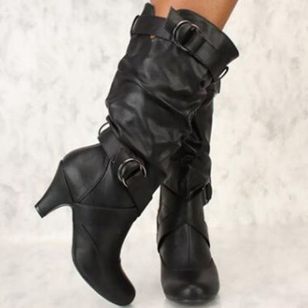 women boots autumn winter ladies fashion flat bottom boots shoes knee-hight thigh high leather long, Black
women boots autumn winter ladies fashion flat bottom boots shoes knee-hight thigh high leather long, Black