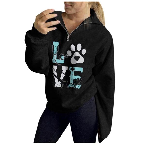 women's hoodies & sweatshirts ostrich sweatshirt womens cute print zipper automne long sleeve loose autumn blouses clothing, Black
women's hoodies & sweatshirts ostrich sweatshirt womens cute print zipper automne long sleeve loose autumn blouses clothing, Black