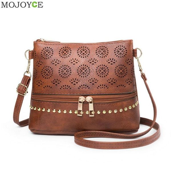 fashion women hollow shell shoulder crossbody bag pu leather retro rivet zipper travel messenger bags
fashion women hollow shell shoulder crossbody bag pu leather retro rivet zipper travel messenger bags