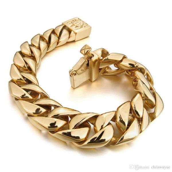 new arrivals men's stainless steel bracelet link gold skull engraved biker polished unique bracelets for women mb32, Black
new arrivals men's stainless steel bracelet link gold skull engraved biker polished unique bracelets for women mb32, Black