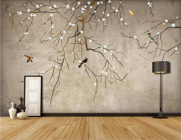 3d room wallpaper custom p mural chinese hand-painted meticulous flower and bird plum wall decoration painting wallpaper for walls 3 d
3d room wallpaper custom p mural chinese hand-painted meticulous flower and bird plum wall decoration painting wallpaper for walls 3 d