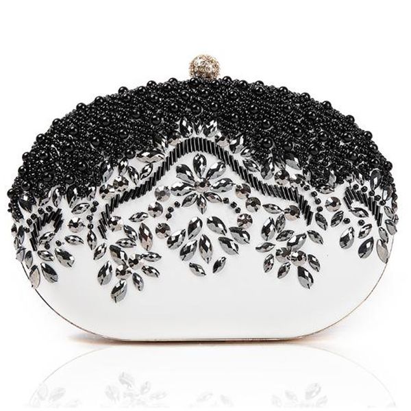 black high-grade beaded evening bag handmade pearl diamond evening bag dinner clutch gold
black high-grade beaded evening bag handmade pearl diamond evening bag dinner clutch gold