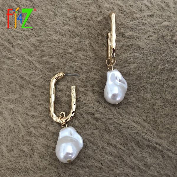 f.j4z new hoop earrings for women baroque irregular simulated pearl charms earrings lady jewelry earring dropship, Golden;silver
f.j4z new hoop earrings for women baroque irregular simulated pearl charms earrings lady jewelry earring dropship, Golden;silver