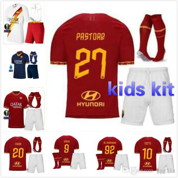 2019 dzeko perotti pastore zaniolo soccer jerseys rome 19 20 totti de rossi as football shirt roma 2020 camiseta kids kit uniform, Black;yellow
2019 dzeko perotti pastore zaniolo soccer jerseys rome 19 20 totti de rossi as football shirt roma 2020 camiseta kids kit uniform, Black;yellow