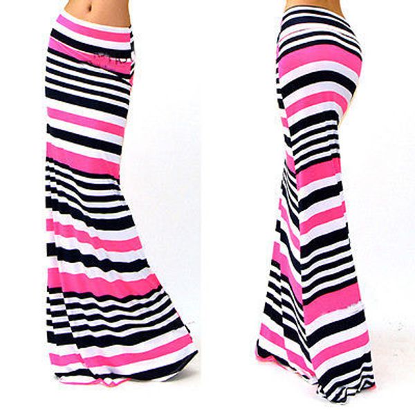 new fashion womens skirts long gypsy jersey stretch full skirts ladies summer boho striped maxi skirt, Black
new fashion womens skirts long gypsy jersey stretch full skirts ladies summer boho striped maxi skirt, Black