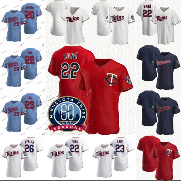 22 miguel sano 2020 season baseball jersey max kepler josh donaldson byron buxton eddie rosario jorge polanco nelson cruz mitch garver, Blue;black
22 miguel sano 2020 season baseball jersey max kepler josh donaldson byron buxton eddie rosario jorge polanco nelson cruz mitch garver, Blue;black