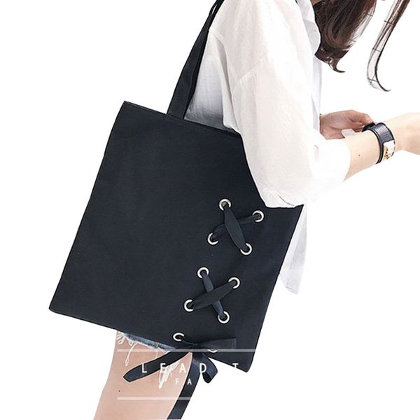 2020 new women's casual lace-up canvas tote bag female canvas shoulder bags crossbody bags for women beach bag bolso mujer
2020 new women's casual lace-up canvas tote bag female canvas shoulder bags crossbody bags for women beach bag bolso mujer