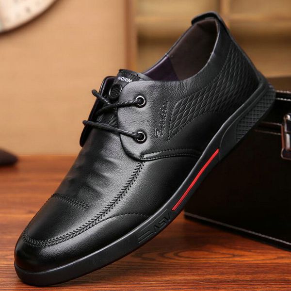 genuine leather zapatos hombre men casual shoes men cow leather flats shoes fashion black brown a52-48
genuine leather zapatos hombre men casual shoes men cow leather flats shoes fashion black brown a52-48