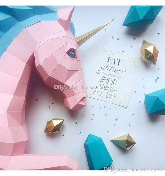 unicorn stereo wall decoration idea home bedroom simple creative ornament animal paper art handmade diy pendant design ins gift souvenir
unicorn stereo wall decoration idea home bedroom simple creative ornament animal paper art handmade diy pendant design ins gift souvenir