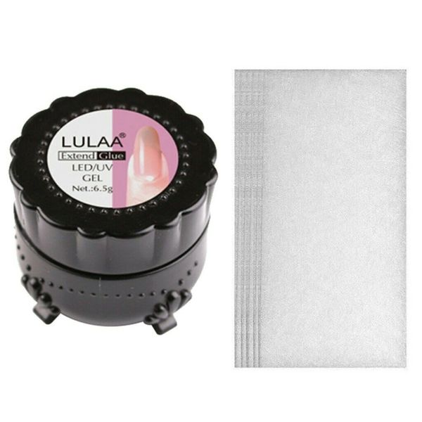 lulaa nail builder gel with 10/20pcs nail fiberglass, extend tips extension fiber kit manicure art accessories tslm1, Red;pink
lulaa nail builder gel with 10/20pcs nail fiberglass, extend tips extension fiber kit manicure art accessories tslm1, Red;pink