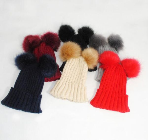 cute double fur women winter hat female wool removable fur ball knitted beanie cap natural color raccoon pompon
cute double fur women winter hat female wool removable fur ball knitted beanie cap natural color raccoon pompon