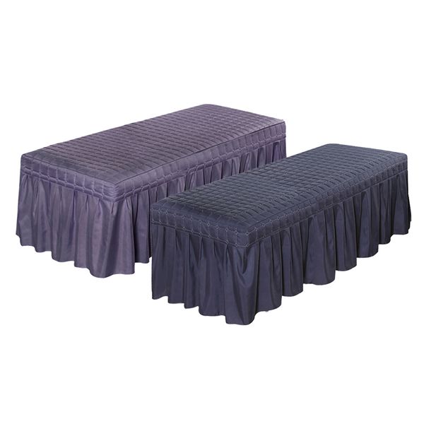 2x solid color massage table skirt beauty facial bed bedding linen valance sheet cover 2 colors
2x solid color massage table skirt beauty facial bed bedding linen valance sheet cover 2 colors