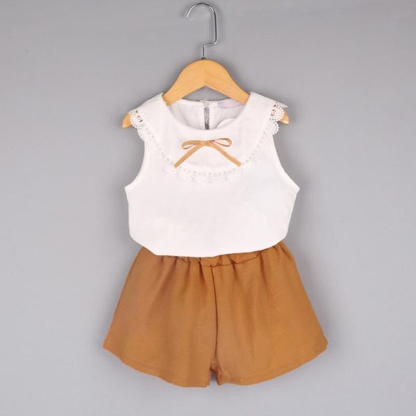 лето для детей 2pcs наборы малышей дети baby girl моды симпатичные куклы воротник bowknot твердые рубашки жилет + шорты hot продажа эпикиров, White
лето для детей 2pcs наборы малышей дети baby girl моды симпатичные куклы воротник bowknot твердые рубашки жилет + шорты hot продажа эпикиров, White