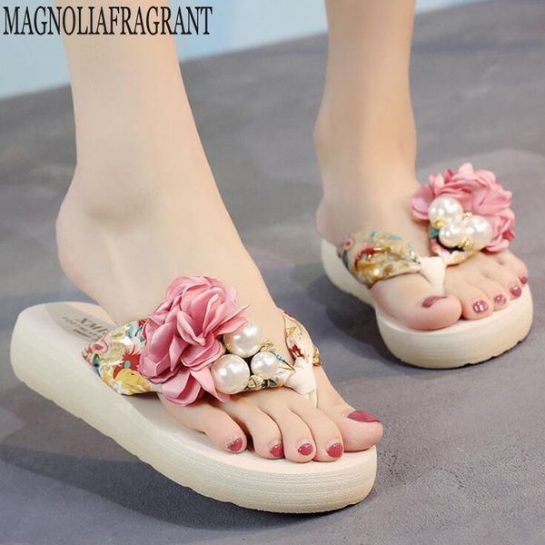 summer beach flip flops women's sandals handmade flowers casual clip flat sandals slippers outside wearing women's shoes c587, Black
summer beach flip flops women's sandals handmade flowers casual clip flat sandals slippers outside wearing women's shoes c587, Black