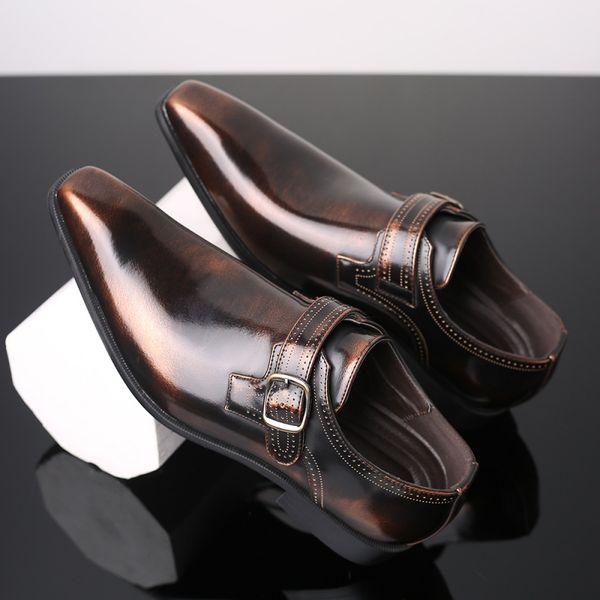 big size 48 pointed toe microfiber leather formal shoes men wedding dress shoes trend buckle loafers mens brogue oxford, Black
big size 48 pointed toe microfiber leather formal shoes men wedding dress shoes trend buckle loafers mens brogue oxford, Black