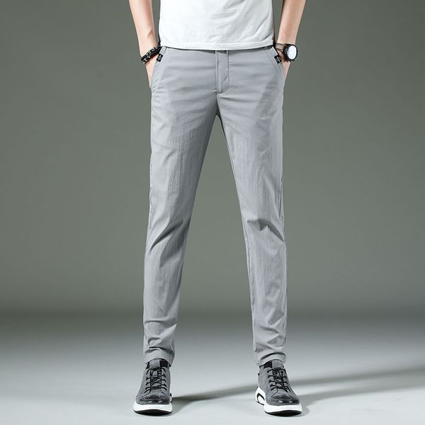 new mens casual pants trousers slim straight thin slim-fit trousers elasticity fabric basic pants male fashion black green
new mens casual pants trousers slim straight thin slim-fit trousers elasticity fabric basic pants male fashion black green
