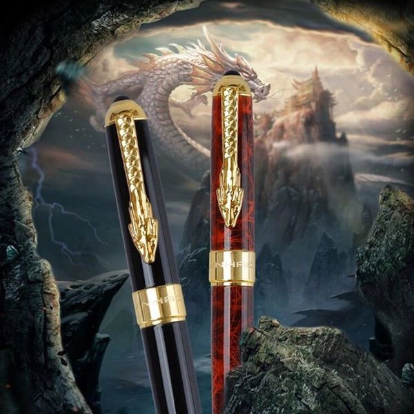 jinhao metal dragon fountain pen 0.5mm f nib ink pens for writing office school supplies
jinhao metal dragon fountain pen 0.5mm f nib ink pens for writing office school supplies