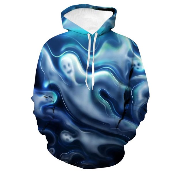 mens hoodies casual scary halloween gost 3d printed long sleeve hooded hoodie sweatshirt streetwear sudadera hombre moletom, Black 
mens hoodies casual scary halloween gost 3d printed long sleeve hooded hoodie sweatshirt streetwear sudadera hombre moletom, Black