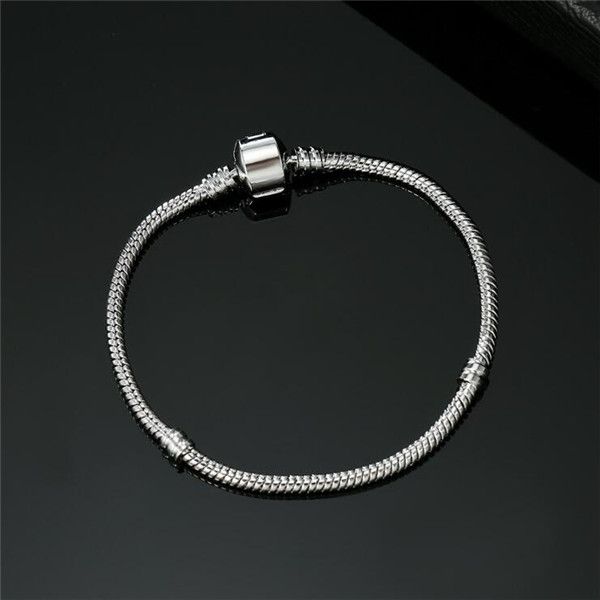 moments snake chain bracelet ,925 sterling silver for pandora charms jewelry bead bangle bracelet gift for women man opp package, Black
moments snake chain bracelet ,925 sterling silver for pandora charms jewelry bead bangle bracelet gift for women man opp package, Black