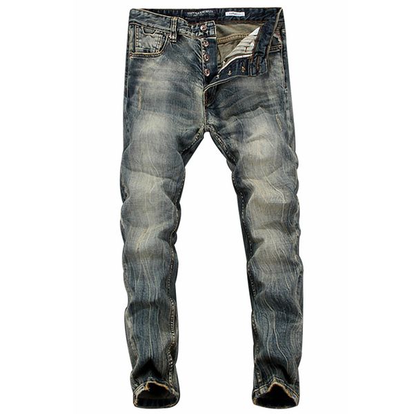 european american retro fashion men jeans high grade process vintage wash dark color skinny jeans men leisure slim pants, Blue
european american retro fashion men jeans high grade process vintage wash dark color skinny jeans men leisure slim pants, Blue