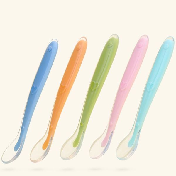 baby soft silicone spoon food grade baby feeding spoons safety tableware infant learning spoons for 4m-3y baby
baby soft silicone spoon food grade baby feeding spoons safety tableware infant learning spoons for 4m-3y baby