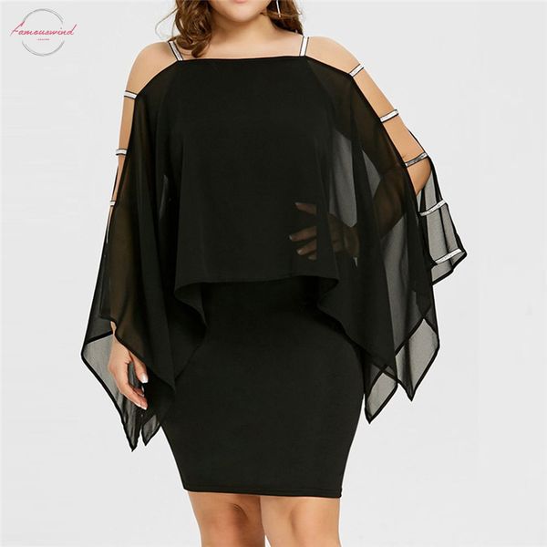 women summer new fashion dresses plus size solid ladder overlay asymmetric chiffon strapless loose dress sundress z0406, Black;gray
women summer new fashion dresses plus size solid ladder overlay asymmetric chiffon strapless loose dress sundress z0406, Black;gray