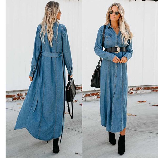 2019 women's basic coat holes baggy denim jacket long sleeve loose street style outwear winter new, Black;brown