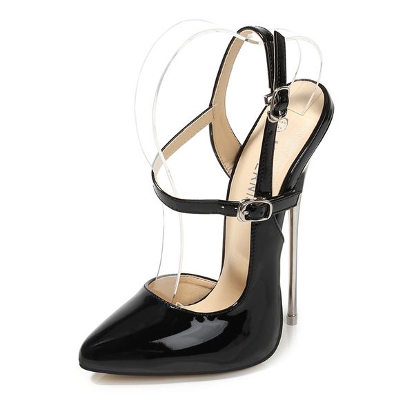 new pattern shoes woman metal high heels 16cm pointed toe thin heels pumps spring/autumn large-size shoes usa 4-12 13, Black
new pattern shoes woman metal high heels 16cm pointed toe thin heels pumps spring/autumn large-size shoes usa 4-12 13, Black