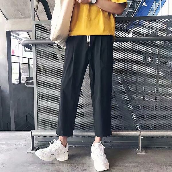 zogaa 2019 fashion men's slim fit pants ankle-length korean style casual loose pants wild leg joggers straight trousers outwear, Black
zogaa 2019 fashion men's slim fit pants ankle-length korean style casual loose pants wild leg joggers straight trousers outwear, Black