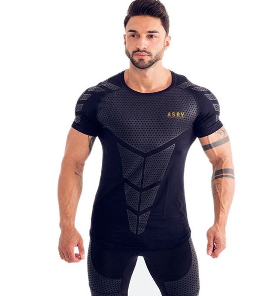 2019 summer short-sleeved men's fitness clothing crew neck quick-dry large size digital printing athletic t-shirt, White;black
2019 summer short-sleeved men's fitness clothing crew neck quick-dry large size digital printing athletic t-shirt, White;black