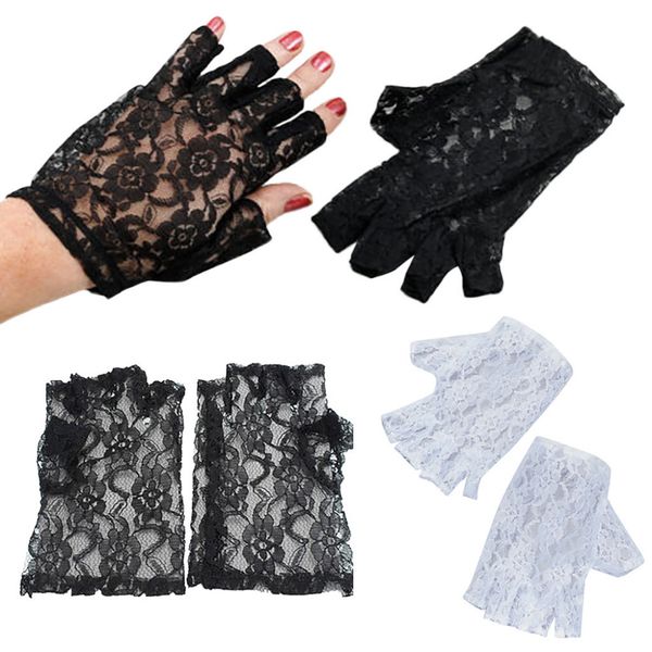 women black lace fingerless gloves madonna ladies lady 1980' fancy dress l0222, Blue;gray
women black lace fingerless gloves madonna ladies lady 1980' fancy dress l0222, Blue;gray