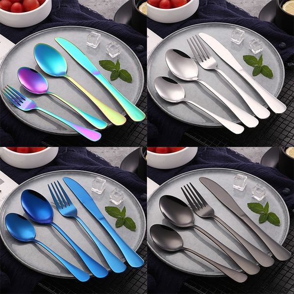 5 colors high-grade gold cutlery flatware set spoon fork knife teaspoon stainless dinnerware set luxury cutlery tableware set tc190329 50pcs
5 colors high-grade gold cutlery flatware set spoon fork knife teaspoon stainless dinnerware set luxury cutlery tableware set tc190329 50pcs
