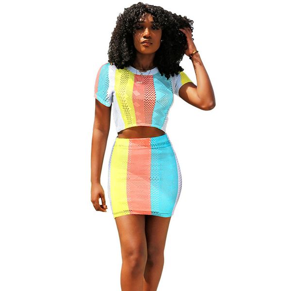 striped mesh fishnet two piece skirt sets women hollow out crop and mini skirt summer club wear matching set outfits, White
striped mesh fishnet two piece skirt sets women hollow out crop and mini skirt summer club wear matching set outfits, White