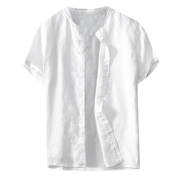 men's casual shirts 2021 fashion summer cool thin breathable solid color button cotton shirt short sleeve high quanlity camicia da uomo, White;black
men's casual shirts 2021 fashion summer cool thin breathable solid color button cotton shirt short sleeve high quanlity camicia da uomo, White;black