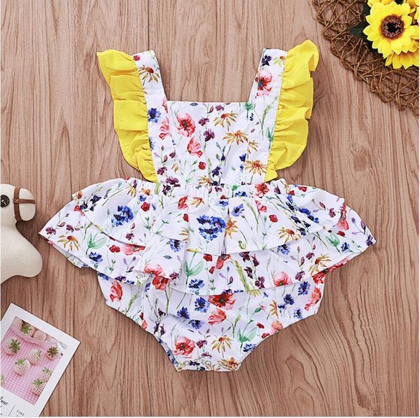 girl square collar flying sleeve romper baby summer flower print jumpsuit kids clothes one piece zht 263, Blue
girl square collar flying sleeve romper baby summer flower print jumpsuit kids clothes one piece zht 263, Blue