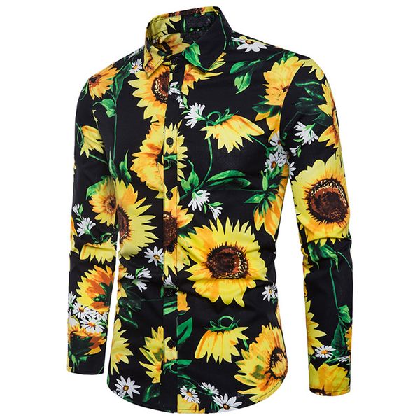 fall and winter sunflower printing design male turn-collar long-sleeved shirt for men turn-collar male clothes men, White;black
fall and winter sunflower printing design male turn-collar long-sleeved shirt for men turn-collar male clothes men, White;black
