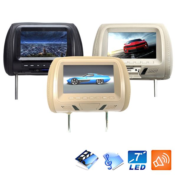 7 inch universal car camera headrest monitor multi media seat back led screen support video usb digital player built in speaker
7 inch universal car camera headrest monitor multi media seat back led screen support video usb digital player built in speaker