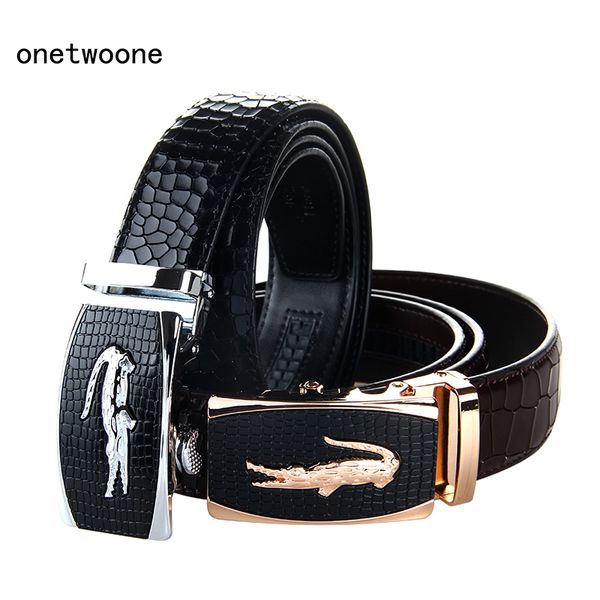 new arrival mans genuine leather belt casual leather belt men designs cowhide straps crocodile buckle black, Black;brown
new arrival mans genuine leather belt casual leather belt men designs cowhide straps crocodile buckle black, Black;brown
