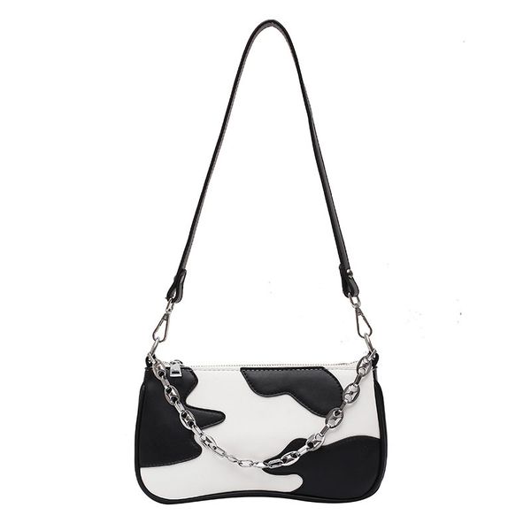 contrast color cow underarm baguette handbag handbag female bag 2020 new wild french niche chain shoulder bag
contrast color cow underarm baguette handbag handbag female bag 2020 new wild french niche chain shoulder bag