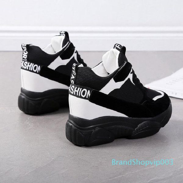 women sneakers fashion women height increasing breathable lace-up sneakers platform shoes woman casual shoes female chaussure, Black;white
women sneakers fashion women height increasing breathable lace-up sneakers platform shoes woman casual shoes female chaussure, Black;white