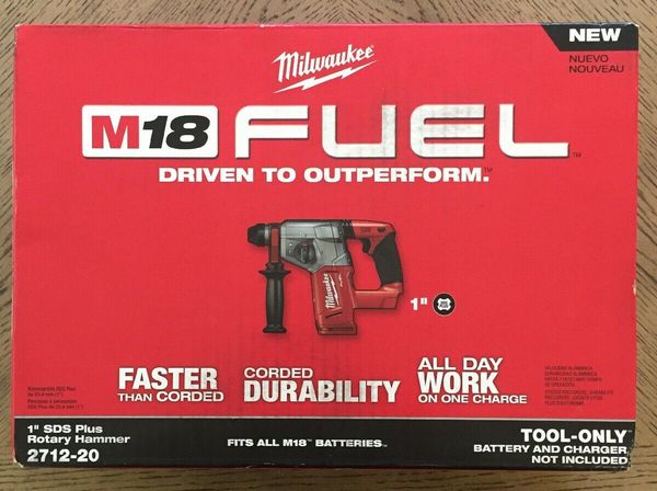 Milwaukee 2712-20 M18 Fuel 1 "SDS Plus Перфоратор БРЕНД НОВЫЙ БЕСПЛАТНЫЙ БЫСТРЫЙ КОРАБЛЬ!
Milwaukee 2712-20 M18 Fuel 1 "SDS Plus Перфоратор БРЕНД НОВЫЙ БЕСПЛАТНЫЙ БЫСТРЫЙ КОРАБЛЬ!