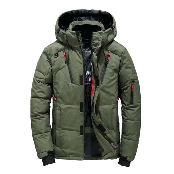 mcikkny мужской моды зима теплой куртки outwear повседневный тепловой уток вниз parka пальто мужчина с капюшоном, Black
mcikkny мужской моды зима теплой куртки outwear повседневный тепловой уток вниз parka пальто мужчина с капюшоном, Black