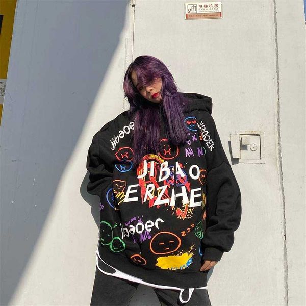 nicemix men women hip hop graffiti harajuku hoodies 2019 japanese streetwear sweatshirts autumn couple korean hooded clothes ins, Black
nicemix men women hip hop graffiti harajuku hoodies 2019 japanese streetwear sweatshirts autumn couple korean hooded clothes ins, Black