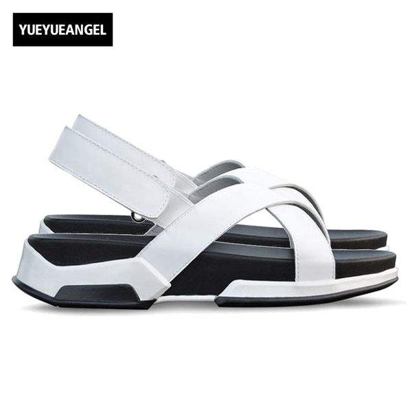 italian design new mens summer leisure straps sandals fashion thick platform genuine leather beach slippers casual shoes male, Black
italian design new mens summer leisure straps sandals fashion thick platform genuine leather beach slippers casual shoes male, Black