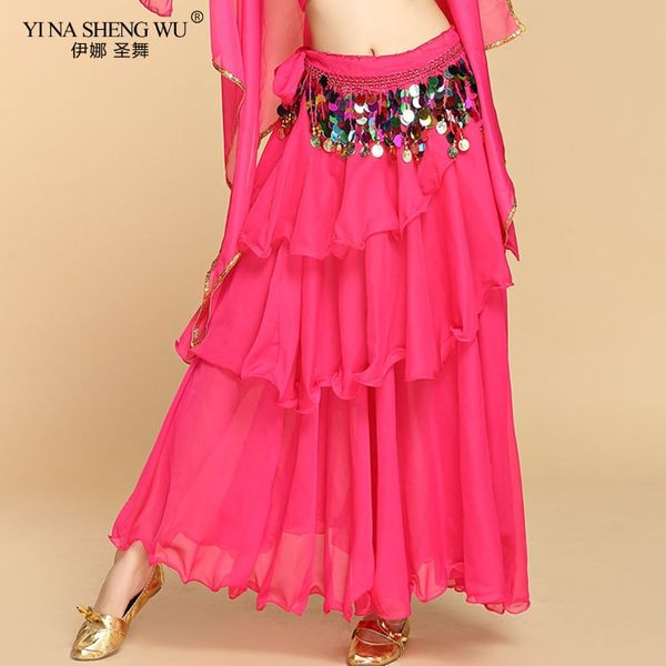stage wear belly dance long skirt women bellydance costume skirts female performance three-layer chiffon practice, Black;red
stage wear belly dance long skirt women bellydance costume skirts female performance three-layer chiffon practice, Black;red