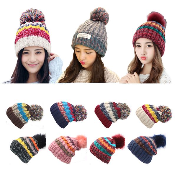 winter autumn pompom beanies hat women knitted wool skullies warm skullcap hats gorro mixed color winter soft baggy skullies, Blue;gray
winter autumn pompom beanies hat women knitted wool skullies warm skullcap hats gorro mixed color winter soft baggy skullies, Blue;gray